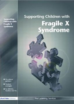 portada Supporting Children with Fragile X Syndrome (en Inglés)