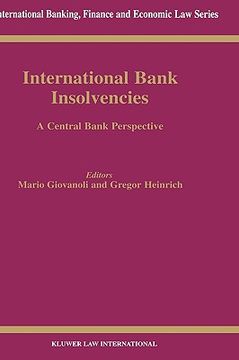 portada international bank insolvencies, a central bank perspective (in English)
