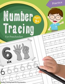 portada Number Tracing Book for Preschoolers: Number Tracing Books for Kids Ages 3-5,Number Tracing Workbook,Number Writing Practice Book,Number Tracing Book. Learning the Easy Maths for Kids: Volume 2 
