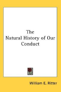 portada the natural history of our conduct (in English)