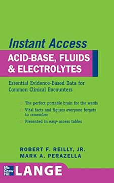 portada Lange Instant Access Acid-Base, Fluids, and Electrolytes (in English)