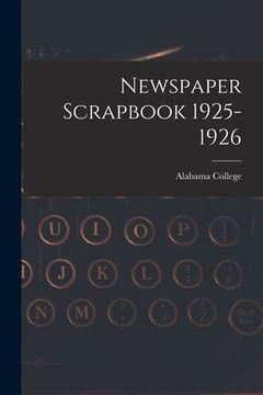 portada Newspaper Scrapbook 1925-1926 (en Inglés)