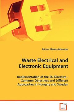 portada waste electrical and electronic equipment - implementation of the eu directive - common objectives a