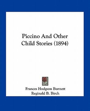 portada piccino and other child stories (1894) (en Inglés)