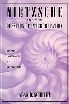 portada nietzsche and the question of interpretation (en Inglés)