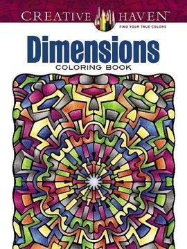 portada Creative Haven Dimensions Coloring Book (Creative Haven Coloring Books)