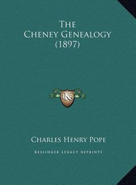 portada the cheney genealogy (1897) (en Inglés)