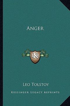 portada anger (en Inglés)