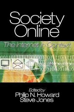 portada society online: the internet in context (en Inglés)