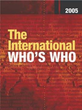 portada The International Who's Who 2005 (in English)