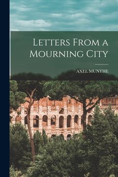 portada Letters From a Mourning City