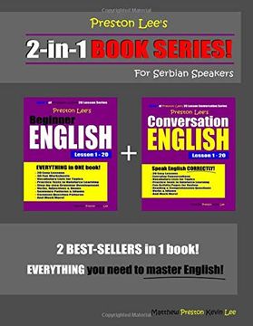 portada Preston Lee’S 2-In-1 Book Series! Beginner English & Conversation English Lesson 1 – 20 for Serbian Speakers (en Inglés)