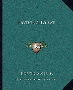 portada nothing to eat (en Inglés)