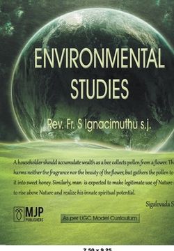 portada Environmental Studies (en Inglés)