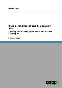 portada brand development of coca-cola company (uk) (in English)