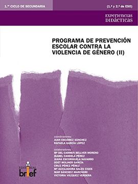 Libro Programa de prevención escolar contra la violencia de género (II ...