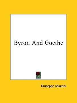 portada byron and goethe (in English)