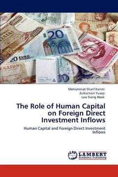 portada the role of human capital on foreign direct investment inflows (en Inglés)
