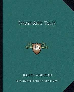 portada essays and tales (en Inglés)