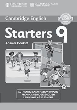 portada Cambridge English Young Learners 9 Starters Answer Booklet