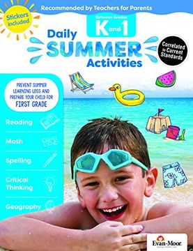 portada Daily Summer Activities: Moving From Kindergarten to 1st Grade, Grades k-1 (en Inglés)
