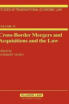 portada cross-border mergers and acquisitions and the law: a general introduction (en Inglés)