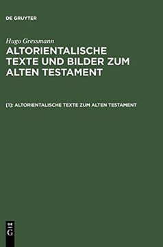 portada Altorientalische Texte zum Alten Testament (en Alemán)