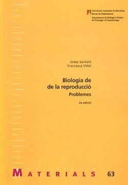 portada Biologia de la reproducció: Problemes (Materials) (in Spanish)