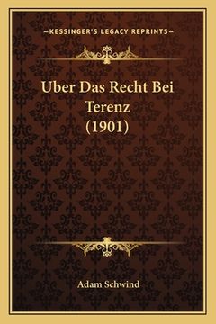 portada Uber Das Recht Bei Terenz (1901) (in German)