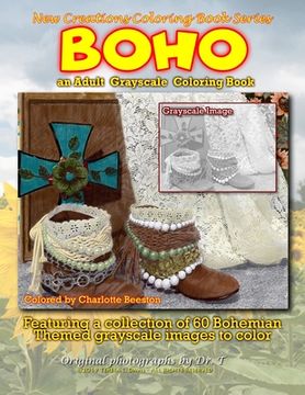 portada New Creations Coloring Book Series: Boho (en Inglés)