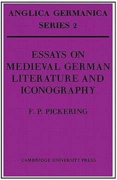 portada Essays on Medieval German Literature and Iconography Paperback (Anglica Germanica Series 2) (in English)