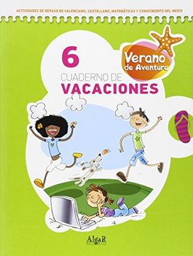 portada Cuaderno vacaciones 6 -Verano Aventura 6 (LIBROS DE TEXTO) (in Spanish)