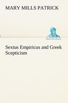 portada sextus empiricus and greek scepticism (en Inglés)