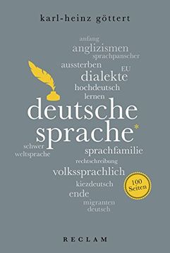 portada Deutsche Sprache. 100 Seiten (Reclam 100 Seiten) (en Alemán)