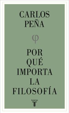 portada Por qué importa la filosofía (in Spanish)
