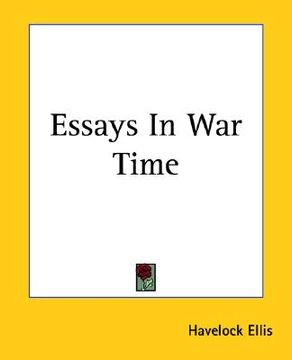portada essays in war time (en Inglés)