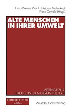 portada Alte Menschen in Ihrer Umwelt: Beiträge zur Ökologischen Gerontologie (in German)