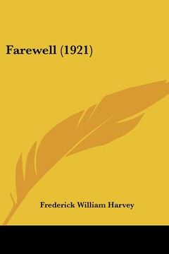 portada farewell (1921) (in English)