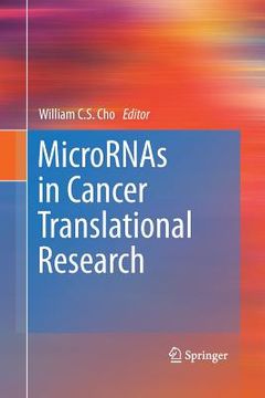 portada Micrornas in Cancer Translational Research (en Inglés)