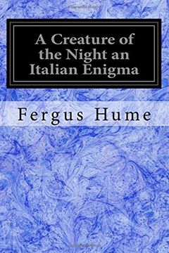 portada A Creature of the Night an Italian Enigma