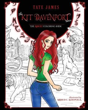portada Kit Davenport: The Adult Coloring Book (en Inglés)