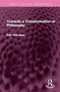 portada Towards a Transformation of Philosophy (Routledge Revivals) (en Inglés)