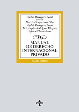 Libro Manual De Derecho Internacional Privado De Andrés Rodríguez Benot ...