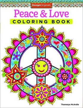 portada Peace & Love Coloring Book (Design Originals)