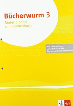 portada Bücherwurm Sprachbuch 3. Ausgabe für Berlin, Brandenburg, Mecklenburg-Vorpommern, Sachsen, Sachsen-Anhalt, Thüringen Materialband Klasse 3 (en Alemán)