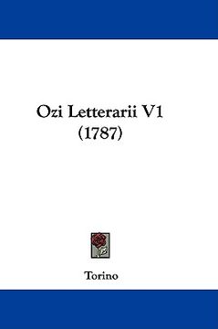 portada ozi letterarii v1 (1787) (en Inglés)