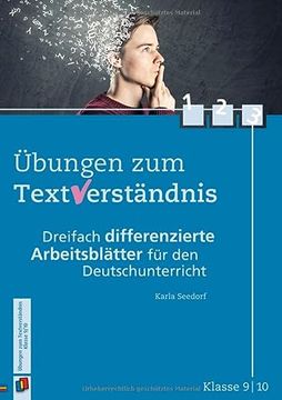 portada Übungen zum Textverständnis - Klasse 9/10: Dreifach Differenzierte Arbeitsblätter für den Deutschunterricht (in German)