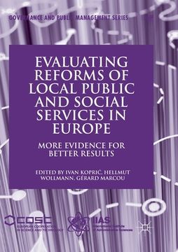 portada Evaluating Reforms of Local Public and Social Services in Europe: More Evidence for Better Results (en Inglés)
