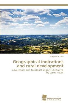 portada geographical indications and rural development (en Inglés)