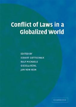 portada Conflict of Laws in a Globalized World (in English)